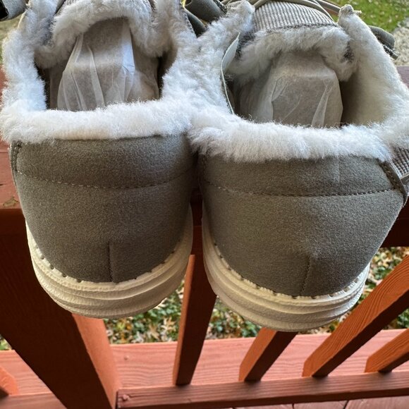 HEY DUDE WENDY CORDUROY GREY 10 - Picture 4 of 5